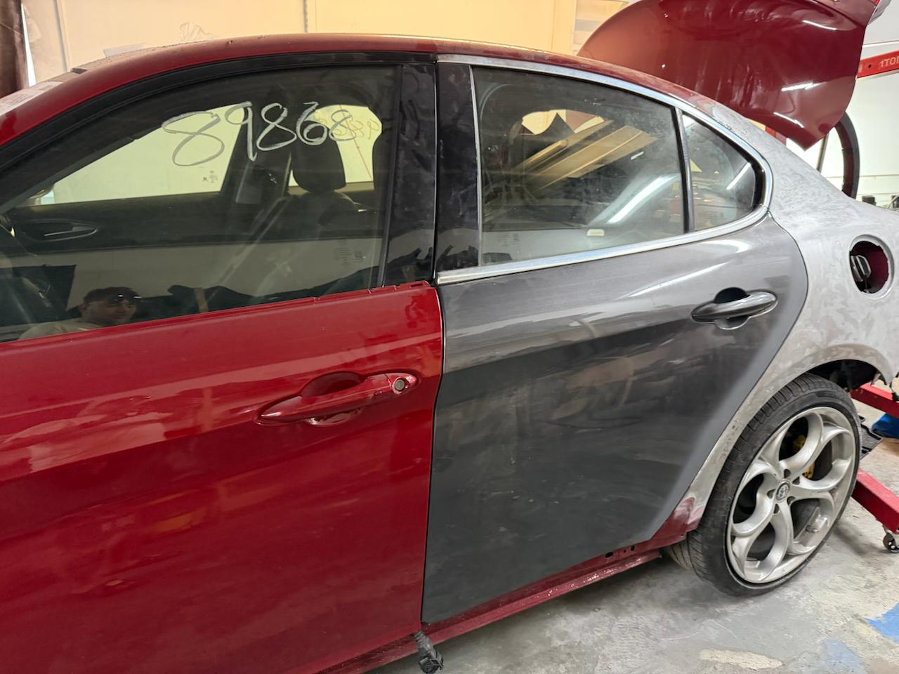 samochód przed naprawą #124